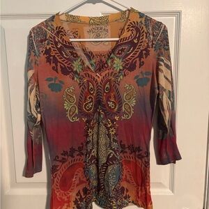 Mystic Multicolor Paisley Women's Blouse